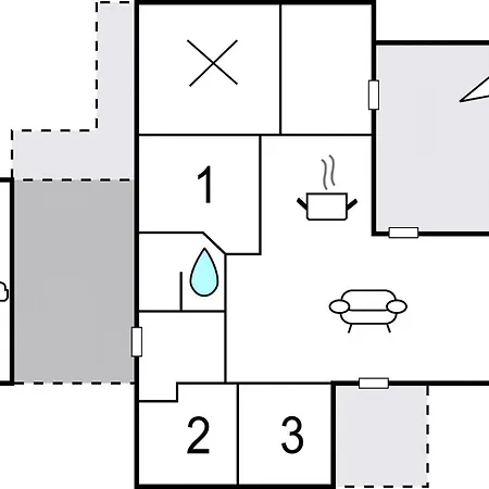 Three-bedroom In Σπίτι διακοπών Blåvand